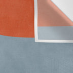 Modern MidCentury Colorful Abstract Wall Tapestry Gallery Image 3