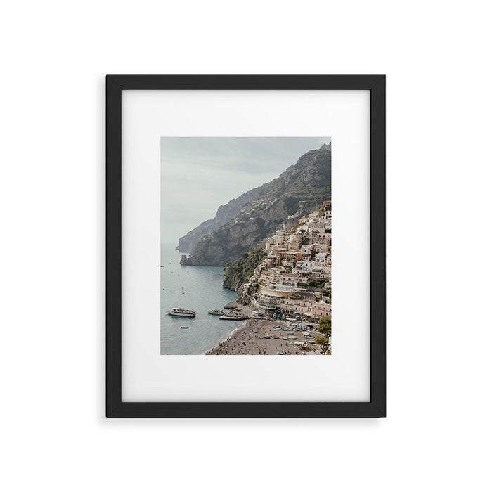 Positano Amalfi Coast Italy Framed Art Print Gallery Image 1