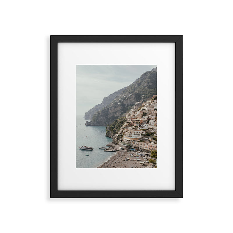 Positano Amalfi Coast Italy Framed Art Print Gallery Image 5