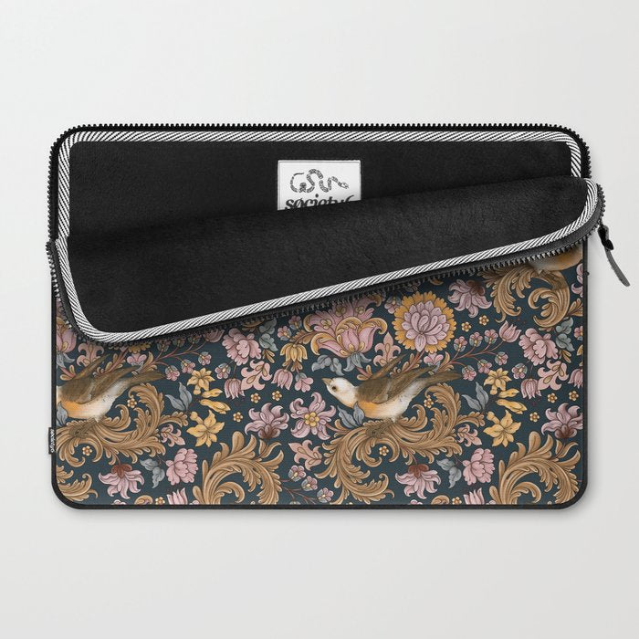 Ornate Bird Garden Laptop Sleeve Gallery Image 2