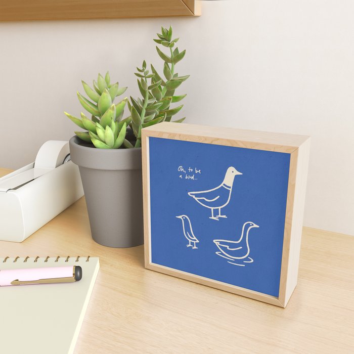 Oh to be a bird Mini Art Print Gallery Image 2