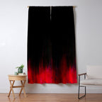 Red and Black Abstract Window Curtain Gallery Image 5