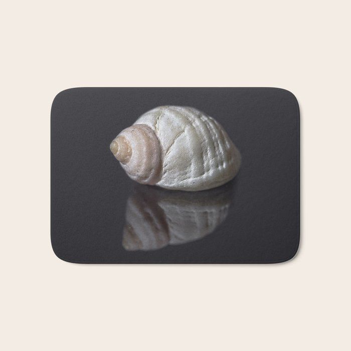 Seashell snail reflection Bath Mat Gallery Image 1
