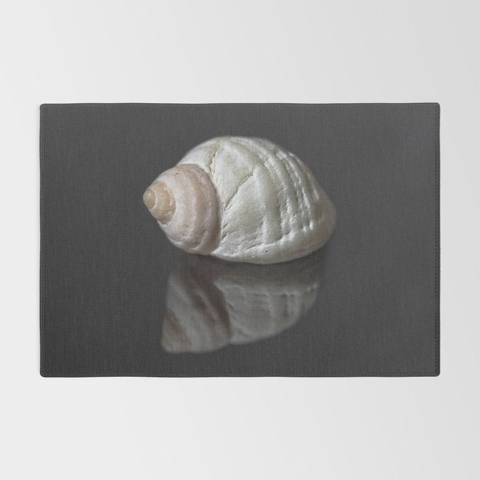 Seashell snail reflection Rug Gallery Image 2