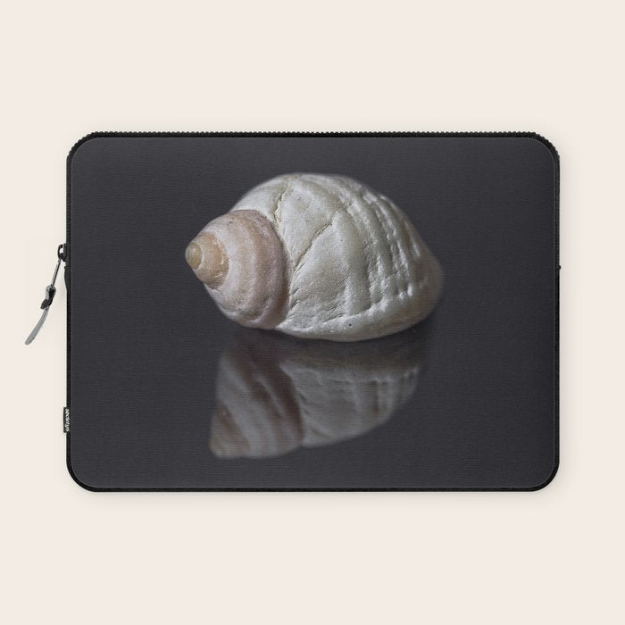Seashell snail reflection Laptop Sleeve Gallery Image 1