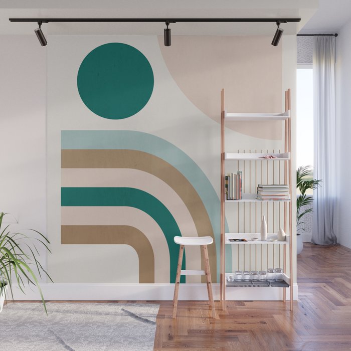 Minimal Geometric Abstraction 84 Wall Mural Gallery Image 1