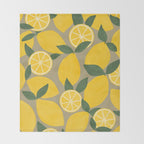 Canned Lemons Throw Blanket Gallery Image 2