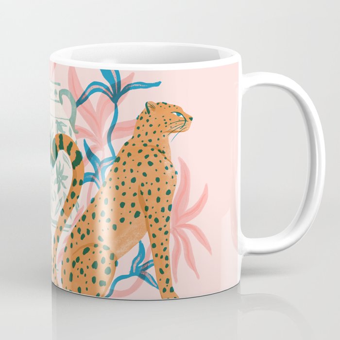 Cheetah Symmetry Coffee Mug Gallery Image 1