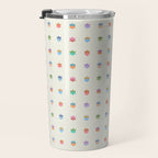 Happy Hanukkah | Dreidels & Star Pattern Travel Mug Gallery Image 3
