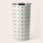 Happy Hanukkah | Dreidels & Star Pattern Travel Mug Gallery Image 1