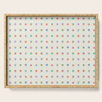 Happy Hanukkah | Dreidels & Star Pattern Serving Tray Gallery Image 1