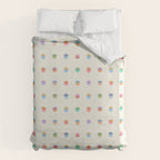 Happy Hanukkah | Dreidels & Star Pattern Duvet Cover Gallery Image 6