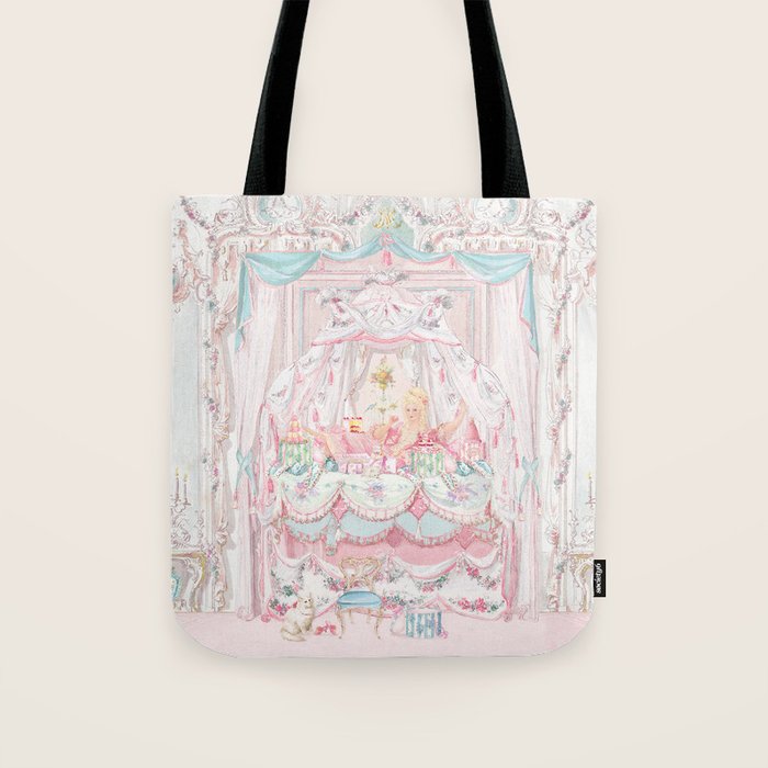 Marie Antoinette and the Cake Crumb and the Pea Tote Bag Gallery Image 1