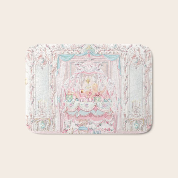 Marie Antoinette and the Cake Crumb and the Pea Bath Mat Gallery Image 1