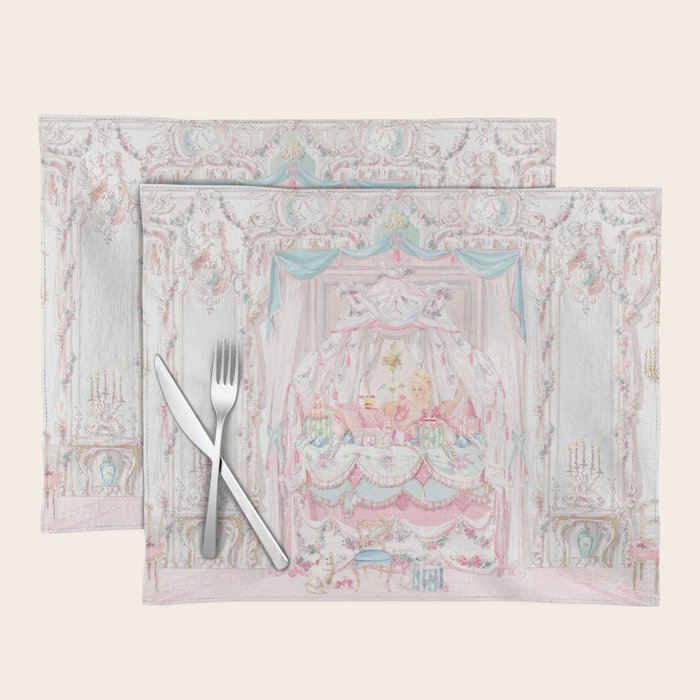 Marie Antoinette and the Cake Crumb and the Pea Placemat Gallery Image 1