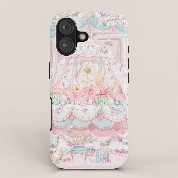 Marie Antoinette and the Cake Crumb and the Pea iPhone Case