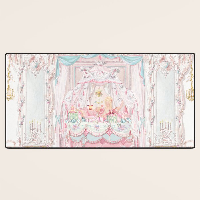 Marie Antoinette and the Cake Crumb and the Pea Desk Mat Gallery Image 3