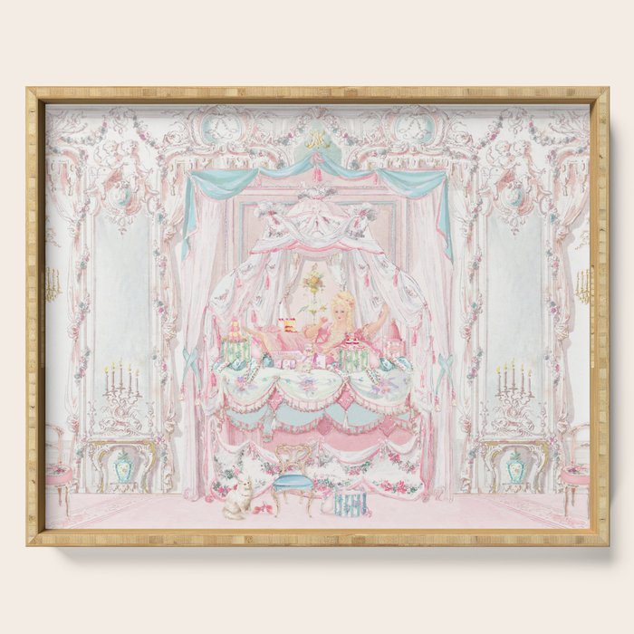 Marie Antoinette and the Cake Crumb and the Pea Serving Tray Gallery Image 1