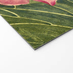 Big Lotus Watercolor Welcome Mat Gallery Image 2
