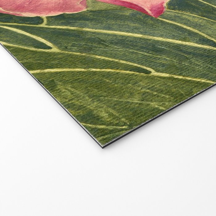 Big Lotus Watercolor Welcome Mat Gallery Image 2
