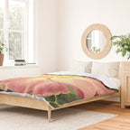 Big Lotus Watercolor Duvet Cover Gallery Image 2