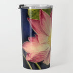 Big Lotus Watercolor Travel Mug Gallery Image 3