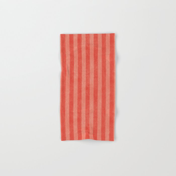 STRIPES - 004 - red Bath Towel Gallery Image 1