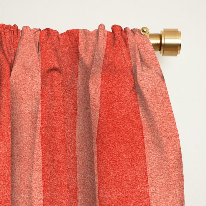 STRIPES - 004 - red Window Curtain Gallery Image 2