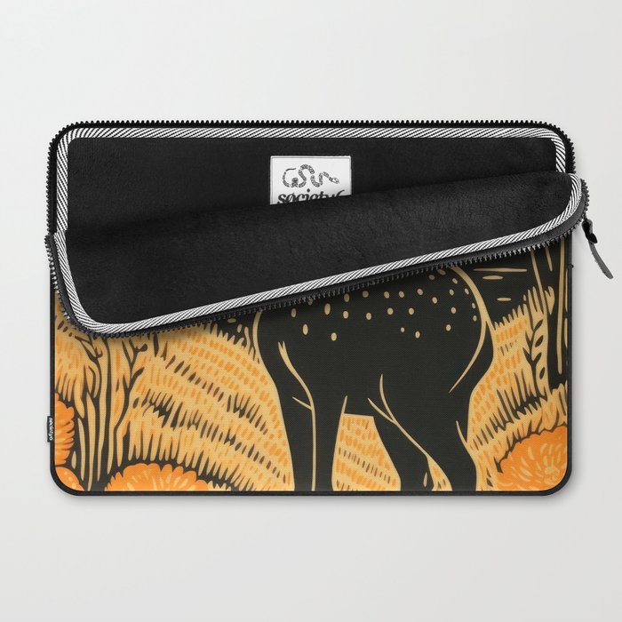 Autumn Moon Horned Deer Laptop Sleeve Gallery Image 2