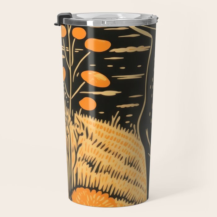 Autumn Moon Horned Deer Travel Mug Gallery Image 3