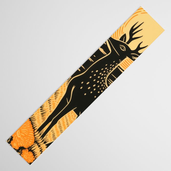 Autumn Moon Horned Deer Table Runner Gallery Image 3