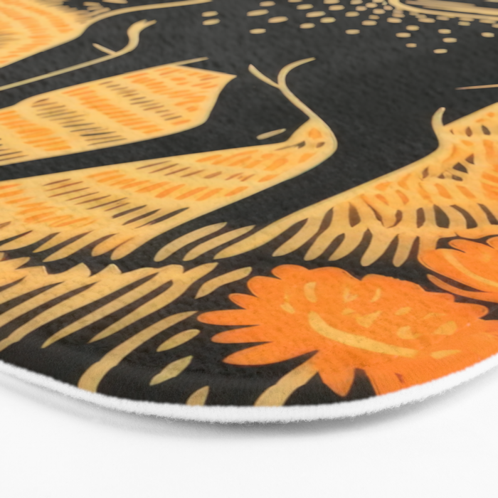 Autumn Moon Horned Deer Bath Mat Gallery Image 3