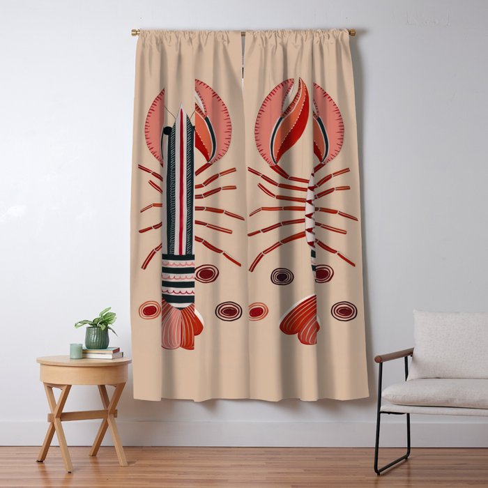 Lobster Window Curtain Gallery Image 5