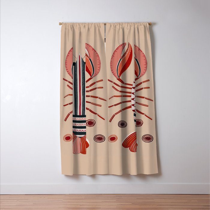 Lobster Window Curtain Gallery Image 3