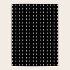 Black pattern with white stripes Poster Gallery Image 4