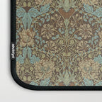 William Morris Honeysuckle & Tulip Taupe and Aqua Laptop Sleeve Gallery Image 3
