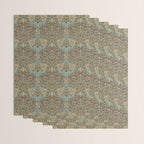 William Morris Honeysuckle & Tulip Taupe and Aqua Wrapping Paper Gallery Image 3