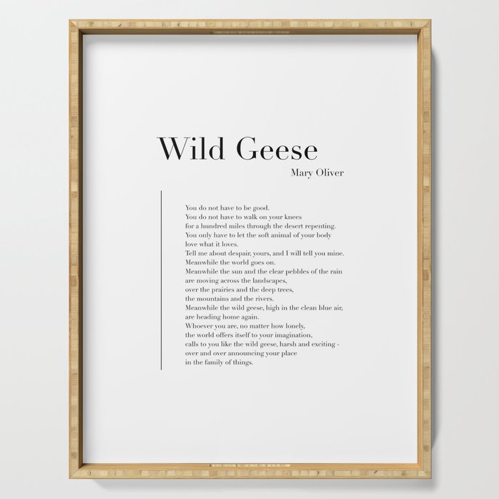 Wild Geese Serving Tray Gallery Image 1