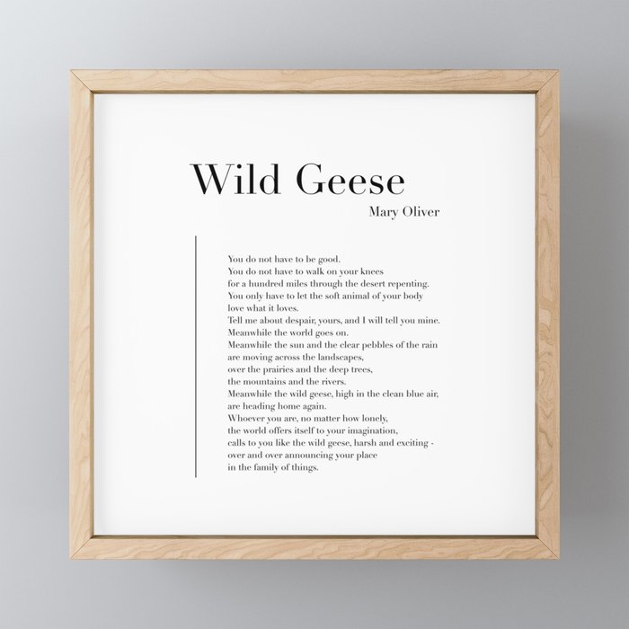Wild Geese Mini Art Print Gallery Image 1