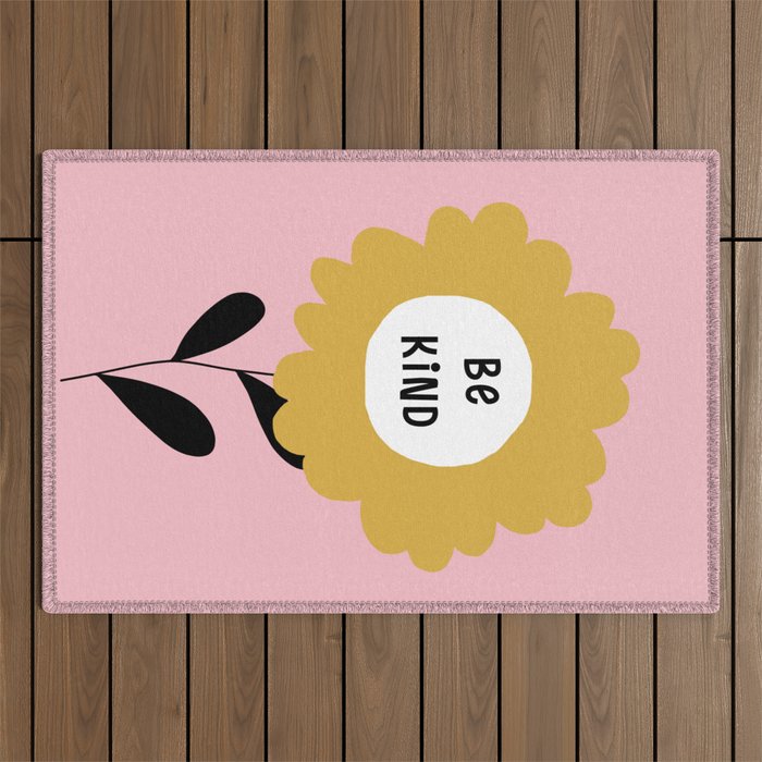 Be Kind Outdoor Rug Gallery Image 1