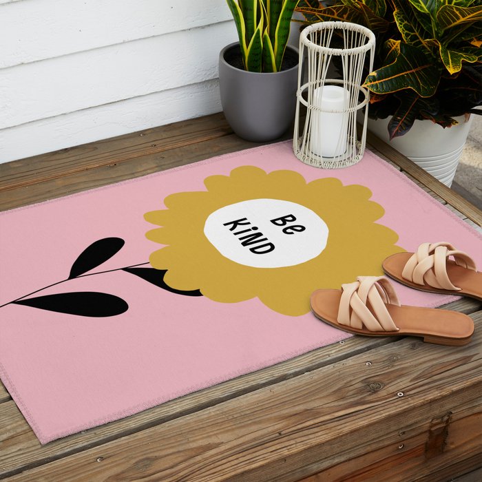 Be Kind Outdoor Rug Gallery Image 2