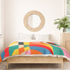 Colorful Geometrics Duvet Cover Gallery Image 3