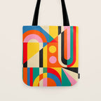 Colorful Geometrics Tote Bag Gallery Image 1