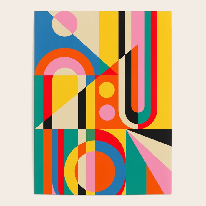 Colorful Geometrics Poster Gallery Image 1