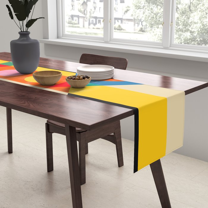Colorful Geometrics Table Runner Gallery Image 2