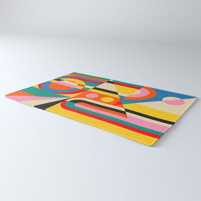 Colorful Geometrics Rug Gallery Image 3
