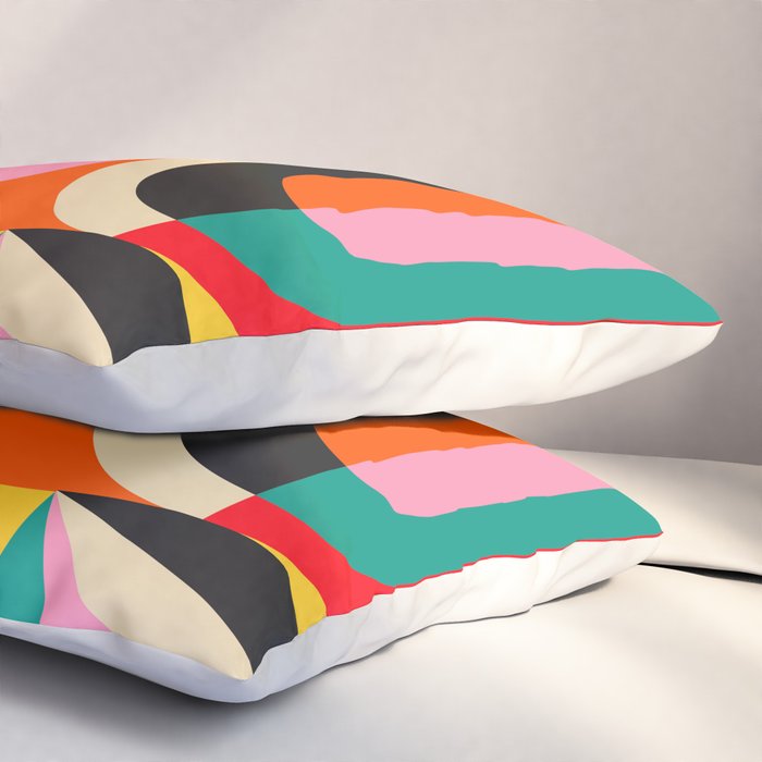 Colorful Geometrics Pillow Sham Gallery Image 3