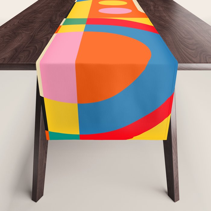 Colorful Geometrics Table Runner Gallery Image 1