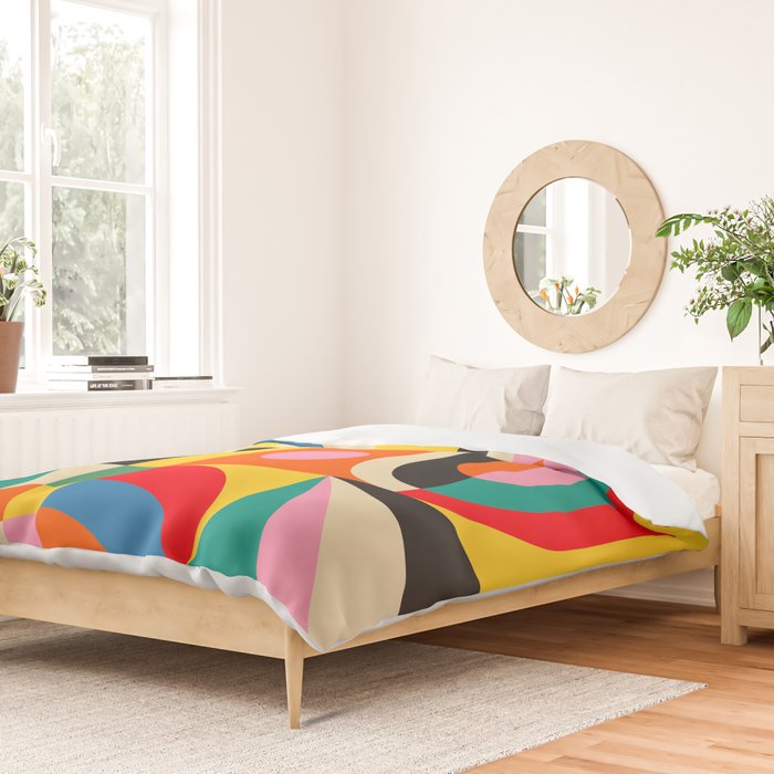 Colorful Geometrics Duvet Cover Gallery Image 2