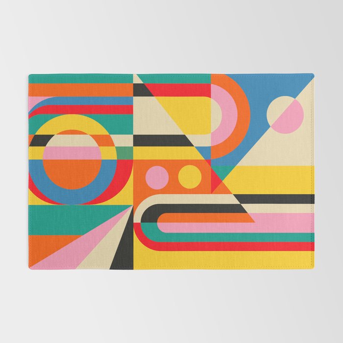 Colorful Geometrics Rug Gallery Image 2
